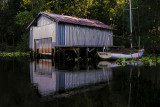 Boat House on Trout Creek
