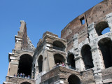 Ready to enter the Colosseum
