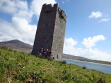 Granuailes Tower Castle - Achill Island, Co. Mayo  in Ireland.