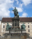 Statue of Emperor Franz I in front of Hofburg Palace