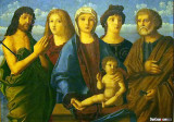 Madonna and Child, St. John, Peter and Donors