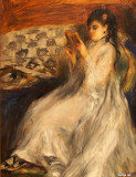 Young Woman in White Reading, 1873