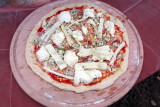 ilk pizza pişime hazır