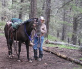 Sharing the Trail in the Pecos Wilderness, Cinching the Saddle