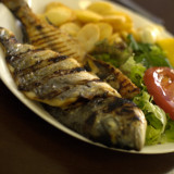 grilled dorade, Alim´s Fischimbiss