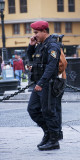 Plaza de Armas: A Happy Cop
