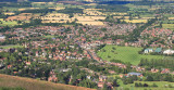 Great Malvern from the hills.