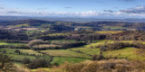 Looking West from Ragged Stone Hill, Malvern Hills.