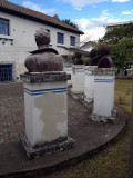 A few statues of Latin Americas great generals