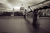 St Pauls   and the Millennium Bridge
