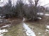 Trail past pond