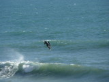 Kiteboarder Jumping