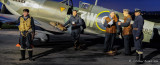 Supermarine Spitfire LF XVI with period re-enactors