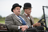 Stan and Ollie dont look too happy. The stuff of nightmares.