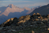 Cast Shadows On Longs Peak