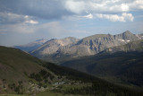 Looking Back To Longs Peak: Late Afternoon-RMNP