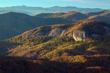Early Morning View Of Looking Glass Rock