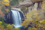 Shadows Covering Looking Glass Falls