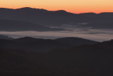 Just Before Sunrise-View From An Overlook