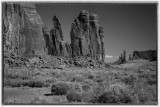 View From The Base Of Rain God Mesa-Monument Valley, Arizona