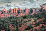 One View In Sedona-An Approaching Rain Storm