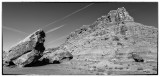 Vermillion Cliffs And Contrails