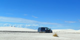 At white sands