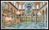 Durbar hall inside the palace, Hyderabad