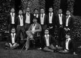 1907 - King Chulalongkorn with a few of his sons