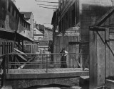 c. 1867 - Banks of the Bivre River at the bottom of the rue des Gobelins