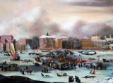 1684 - The Frost Fair on the River Thames