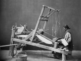 1870 - Woman weaving