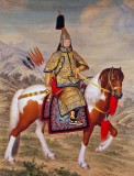 The Emperor Qianlong in ceremonial armor