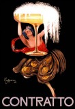 1922 - Poster for Contratto Asti Champagne, Italy