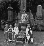 c. 1898 - With a graveyard for a playground