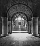 c. 1895 - Main entrance, Boston Public Library