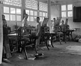 c. 1918 - Boys in print shop