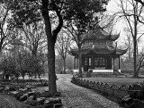 Temple in a garden