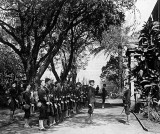 January 1893 - Landing force on duty at Arlington Hotel, Honolulu