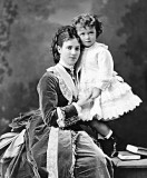 1870 - Nicholas with his mother Maria Feodorovna