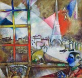 1913 - Paris Through the Window