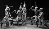 Khon dancers in performance