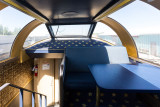 Upper level Ontario Northland Railway dome car Otter Rapids 701.