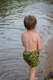 Adrian in Water at Lower Pruitt