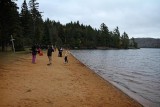 Late Season Tourists, Lake of Two Rivers, Algonquin Park, Ontario