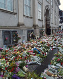 Tributes at the French embassy