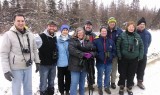 Birding in Sax-Zim Bog, after a wonderful two-days of birding with birders from Ohio! They were so much fun!