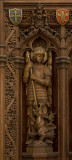 Michael the Archangel killing the dragon, All Saints Chapel Reredos