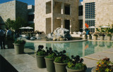 Museum Courtyard, View to Fountain, Family Room, East and North Pavilions