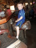 Zack on saddle 